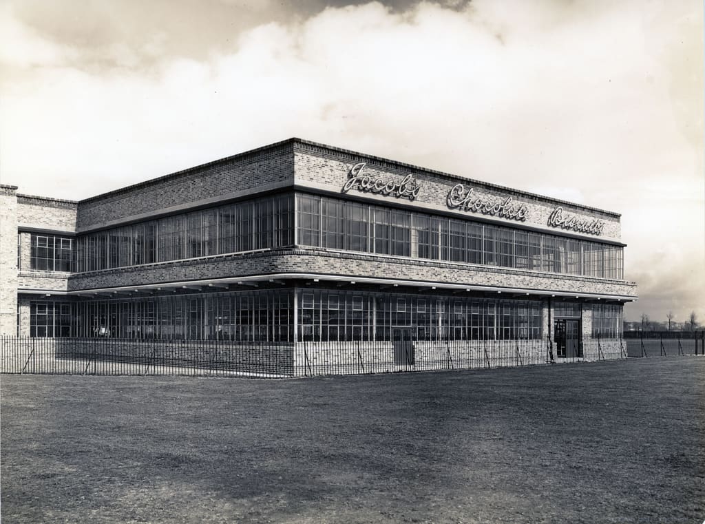 Photograph of Jacob's Biscuit Factory, Aintree, 1935. Stewart Bale Collection, SB/P/11756.